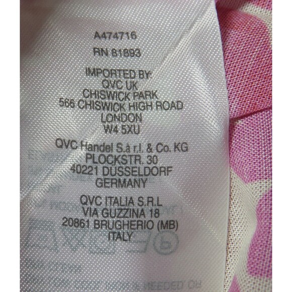 Candace Cameron Bure Pink Floral Flutter Sleeve Woven Top Size XXS - Picture 12 of 15